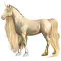 Unicorn Arabian Horse Light Gray