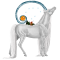 Unicorn Arabian Horse Fleabitten Gray
